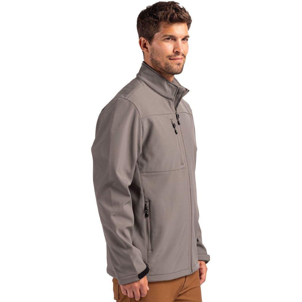Clique Men's Pure Slate Tempest Waterproof Full Zip Softshell Jacket