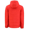 Clique Men's Red Valhalla Full Zip Puffer Jacket