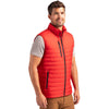 Clique Men's Red Valhalla Full Zip Puffer Vest