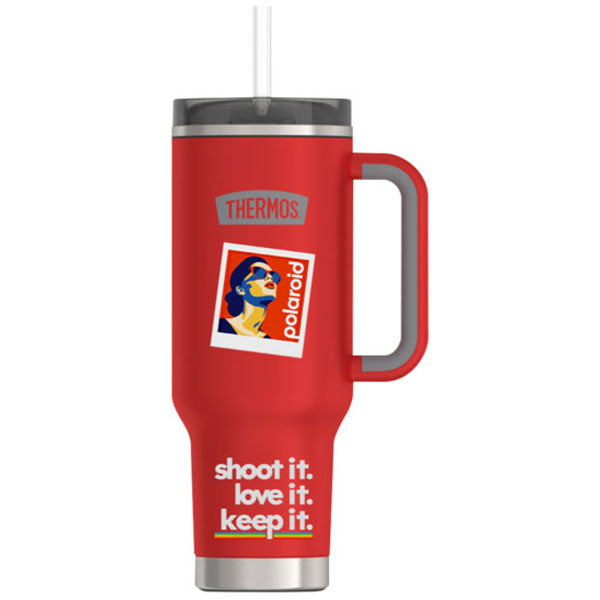 Thermos Crimson 40oz Stainless Steel Cup Holder Mug