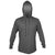 ANETIK Men's Charcoal Heathered Low Pro Tech Hooded T-Shirt