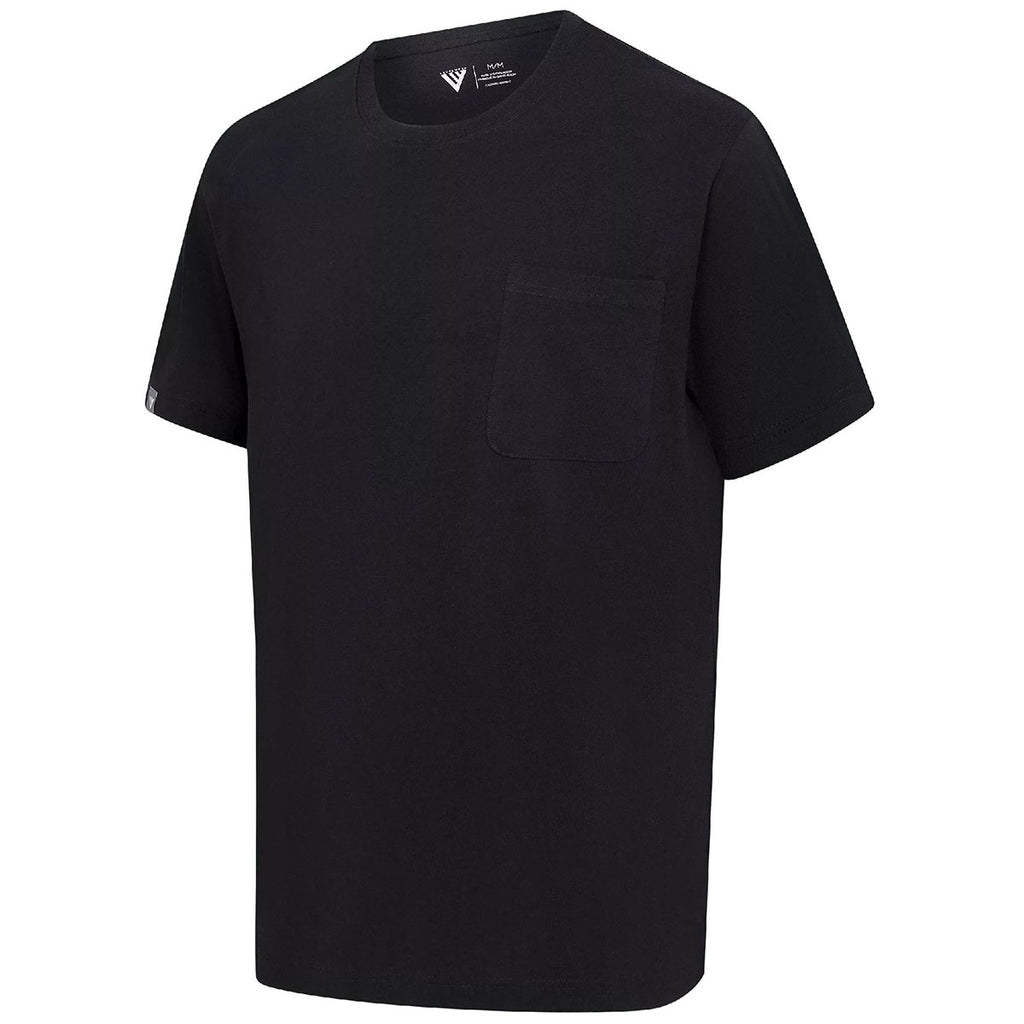 Levelwear Men's Black Focal Pocket Tee