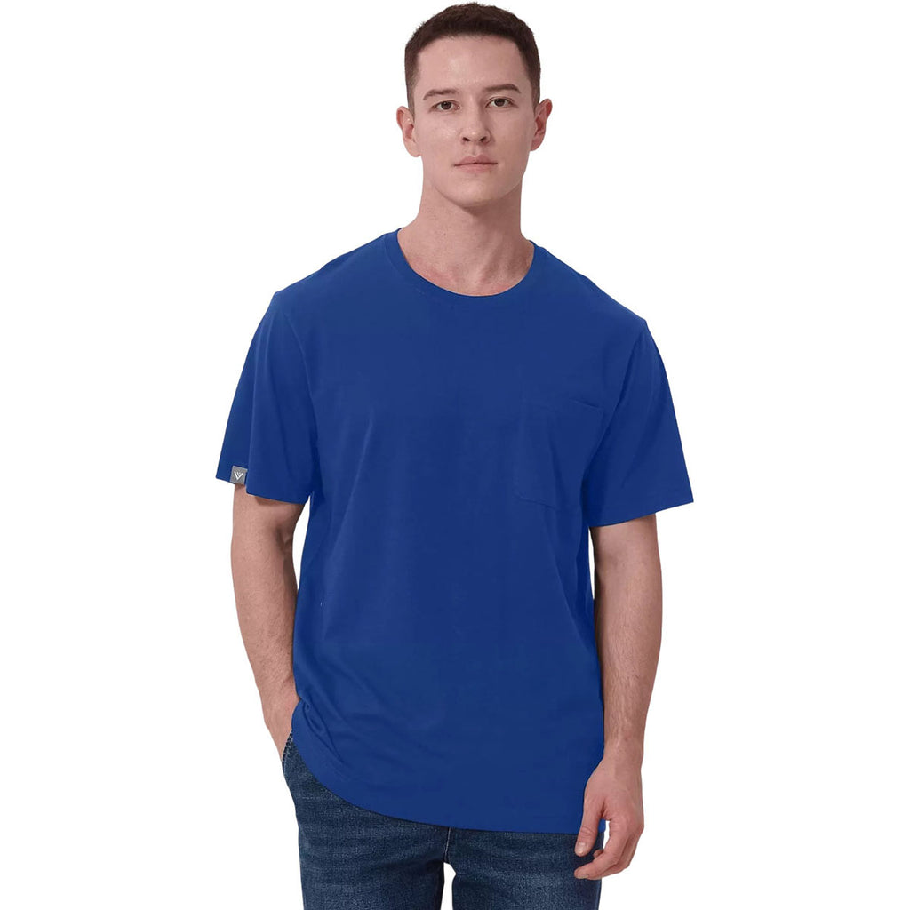 Levelwear Men's Team Royal Focal Pocket Tee