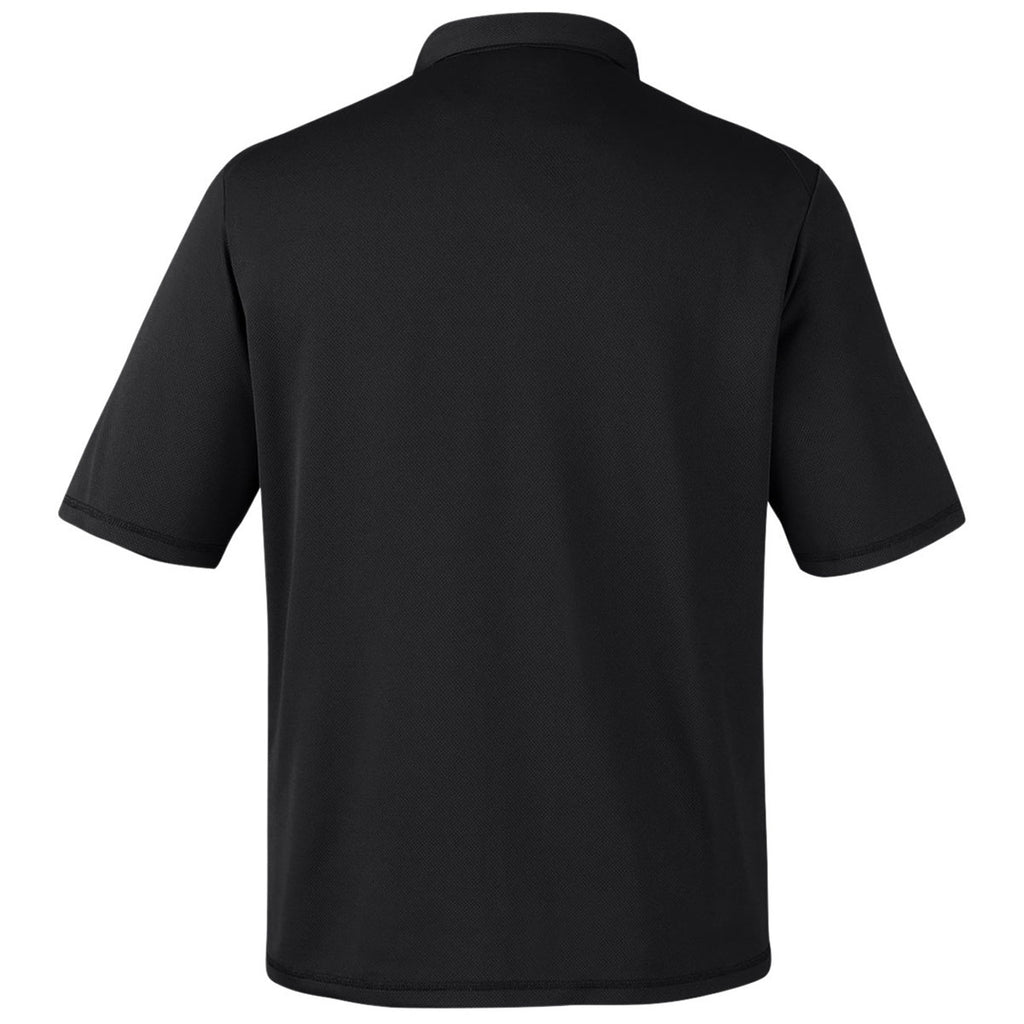 North End Men's Black Revive Coolcore Polo