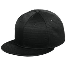 New Era Black Pivot Flat Bill Snapback Cap