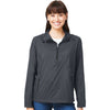 North End Women's Carbon/Black Aura Lightweight Packable Anorak