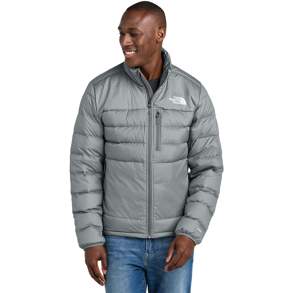 The North Face Men's TNF Medium Grey Heather Down Hybrid Jacket