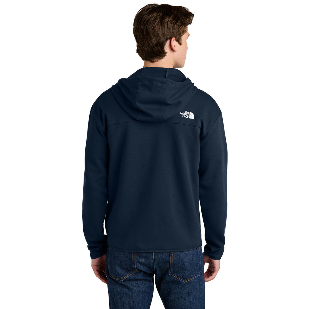 The North Face Men's Summit Navy Double-Knit Full-Zip Hoodie