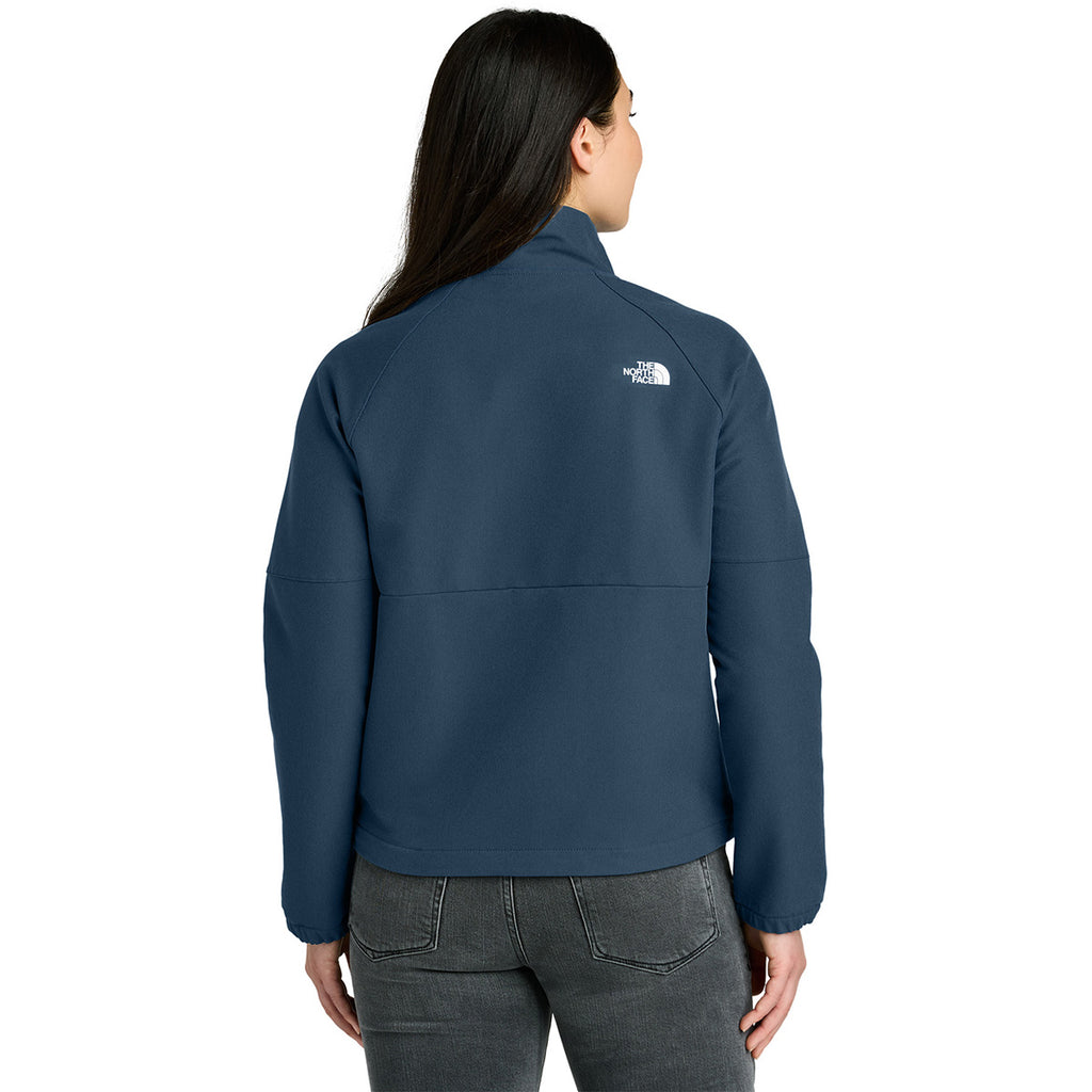 The North Face Women's Shady Blue Dark Heather Barr Lake Soft Shell Jacket