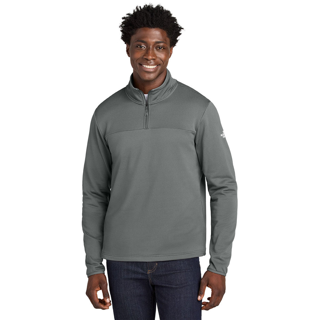 The North Face Men's Smoked Pearl Grey Aim 1/4-Zip Fleece