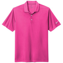 Nike Men's Vivid Pink Dri-FIT Micro Pique 2.0 Polo