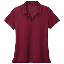 Nike Women's Team Red Dri-FIT Micro Pique 2.0 Polo