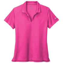 Nike Women's Vivid Pink Dri-FIT Micro Pique 2.0 Polo