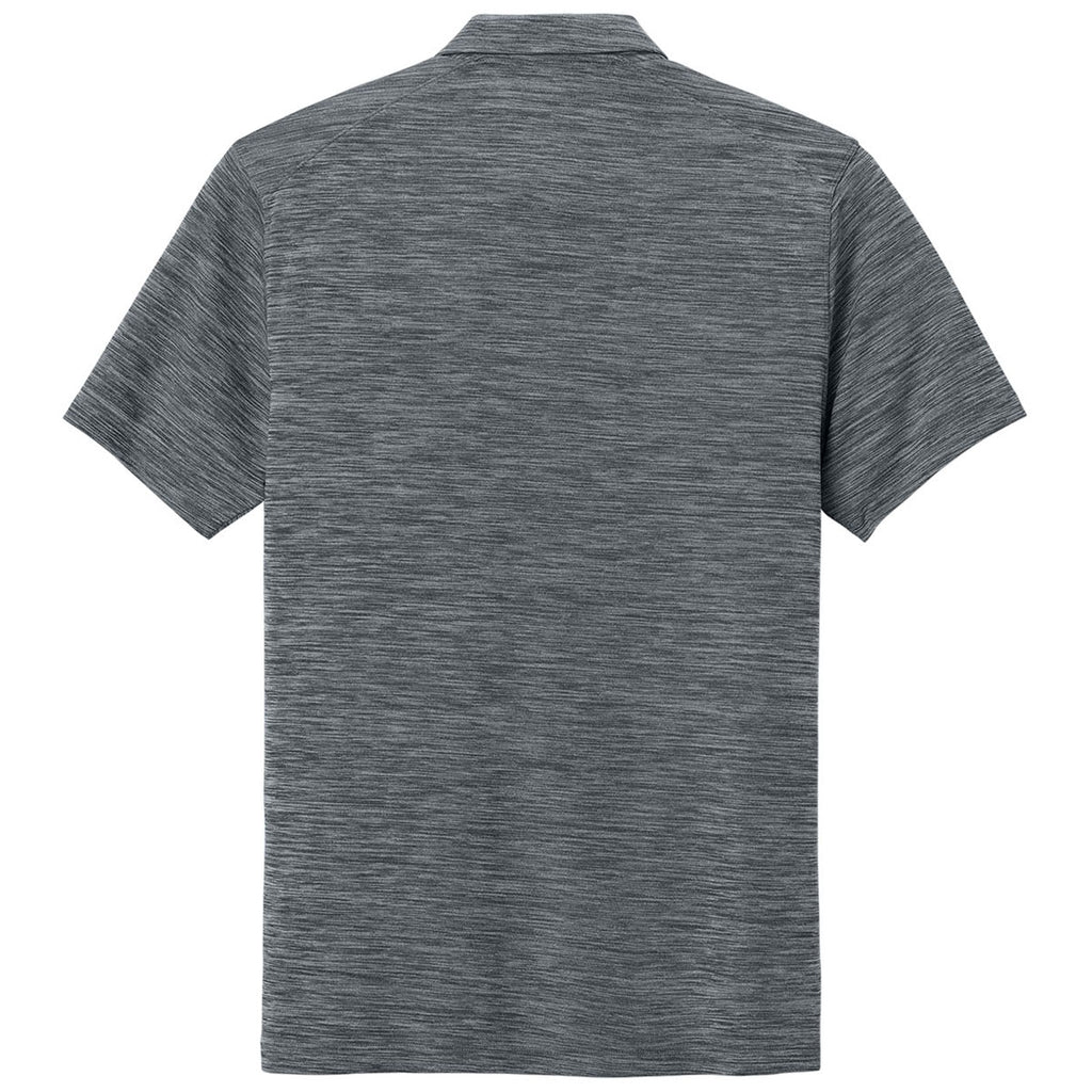 Nike Men's Dark Grey Dri-FIT Striated Polo