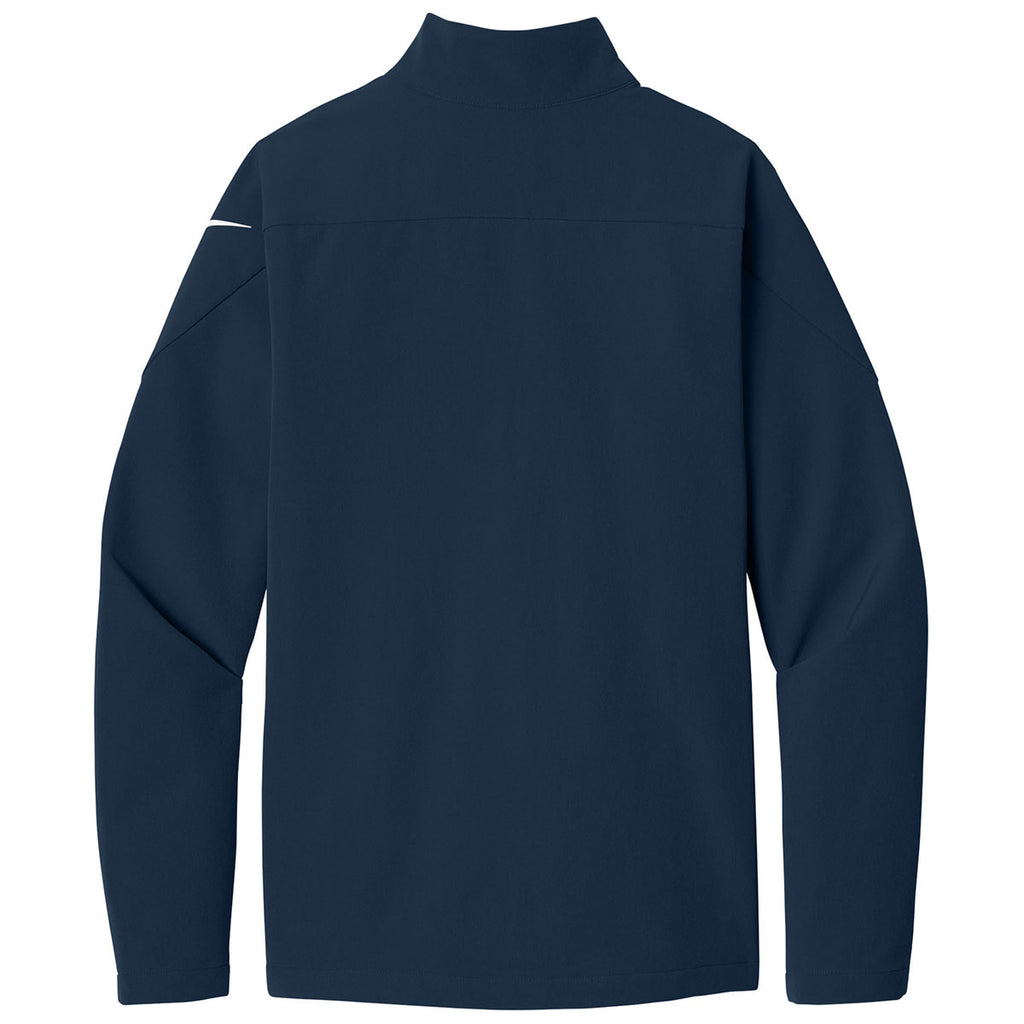 Nike Men's Navy Full-Zip Soft Shell Jacket