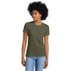 Next Level Women's Military Green CVC Relaxed Tee