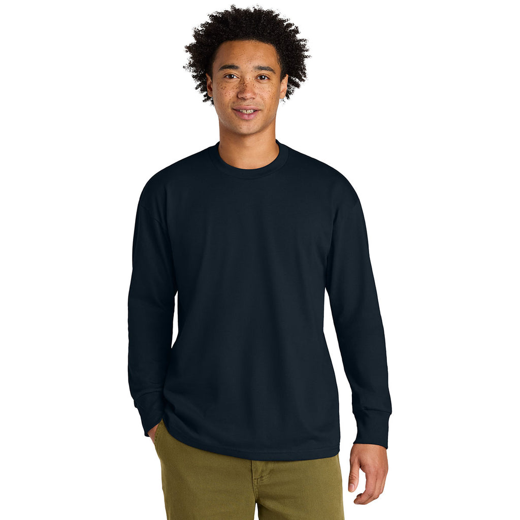 Next Level Men's Midnight Navy Heavyweight Long Sleeve Tee