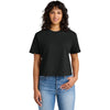 Next Level Women's Black Heavyweight Boxy Tee