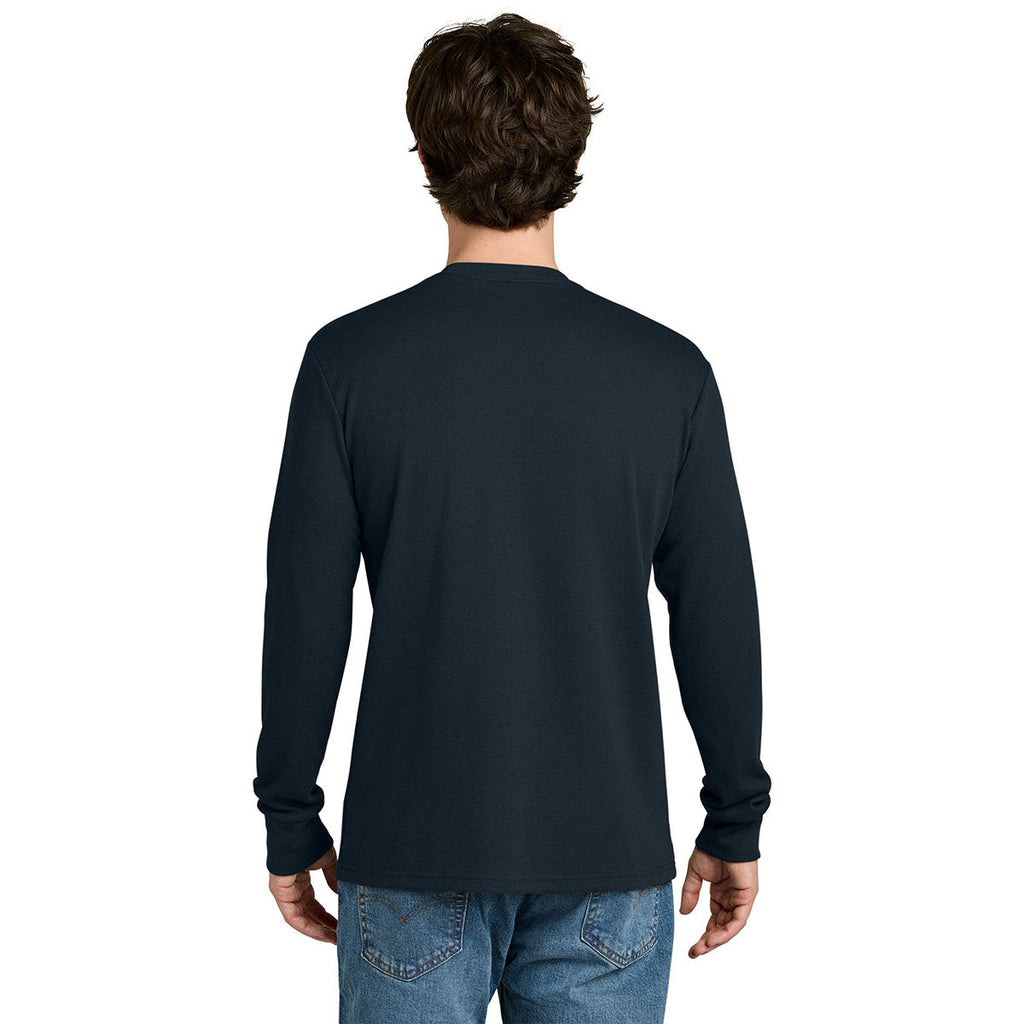 Next Level Men's Midnight Navy Apparel Ideal Thermal Long Sleeve Tee
