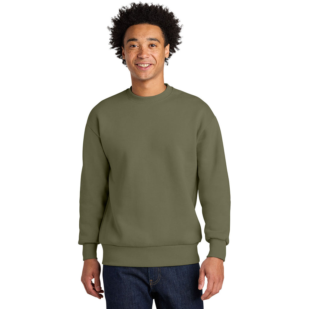 Next Level Men's Light Olive Heavyweight Sweatshirt