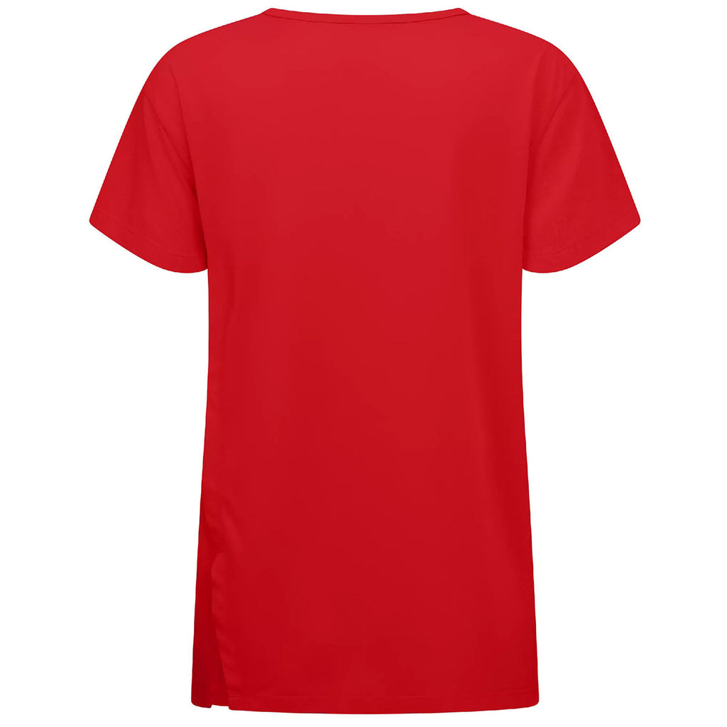 Verve Women's Flame Red Influx Short Sleeve Tee