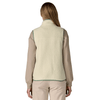 Patagonia Women's Natural w/Ellwood Green Retro Pile Fleece Vest