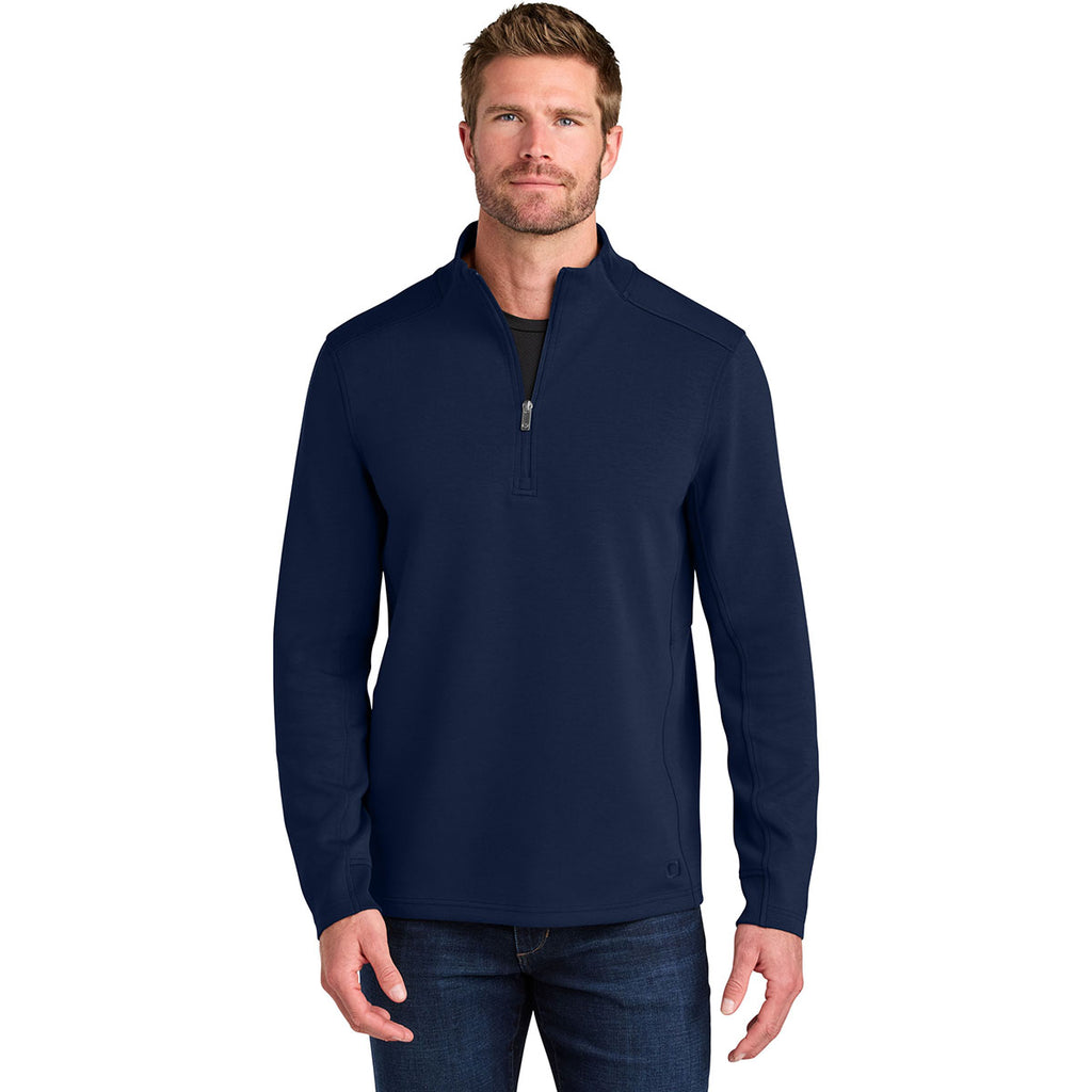 OGIO Men's River Blue Navy Transcend 1/4-Zip