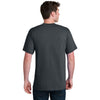 Port & Company Men's Dark Heather Grey Core Blend Recycled Tee