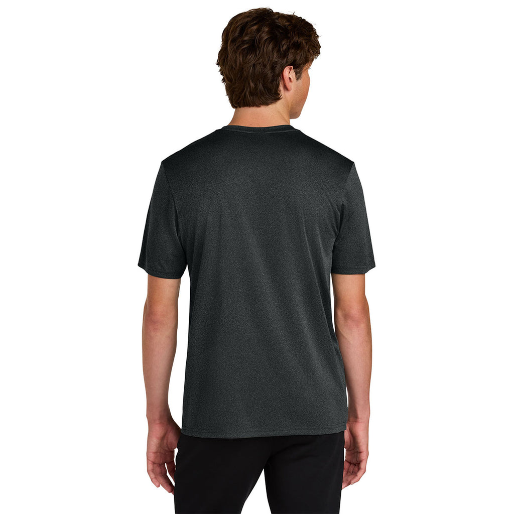 Port & Company Men's Black Heather Heather Performance Tee