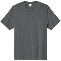 Port & Company Men's Metal Grey Heather Heather Performance Tee