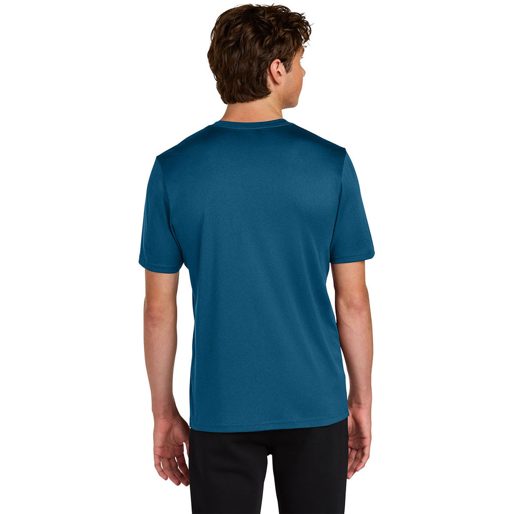 Port & Company Men's Vintage Sapphire Heather Performance Tee