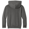 Port & Co. Youth Charcoal Easy Fleece Pullover Hooded Sweatshirt
