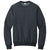 Port & Company Unisex Dark Heather Grey Core Fleece Crewneck Pocket Sweatshirt