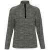 Perry Ellis Women's Grey Heather 1/4 Zip Pullover