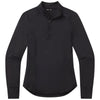 UNRL Women's Black Performa Fitted Half-Zip