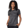 Levelwear Women's Black Graph Polo
