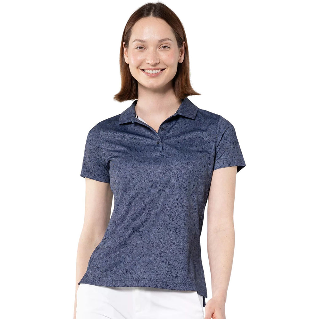 Levelwear Women's Navy Graph Polo