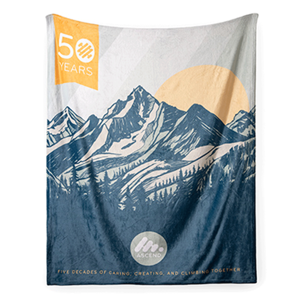 Pop Promos Full-Color Plush Throw