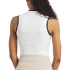 UNRL Women's White Performa Sleeveless Polo