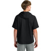 Richardson Men's Black Charge Performance Fleece Short Sleeve Hoodie