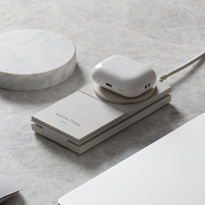 Native Union Sandstone Rise 2-IN-1 Qi2 Wireless Charger