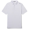 UNRL Men's White-Black Scramble Polo