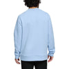 UNRL Men's Sky Blue Sueded Crewneck