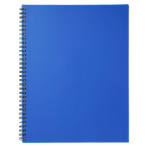 Bullet Blue 8.5'' x 11'' FSC Mix Large Business Spiral Notebook