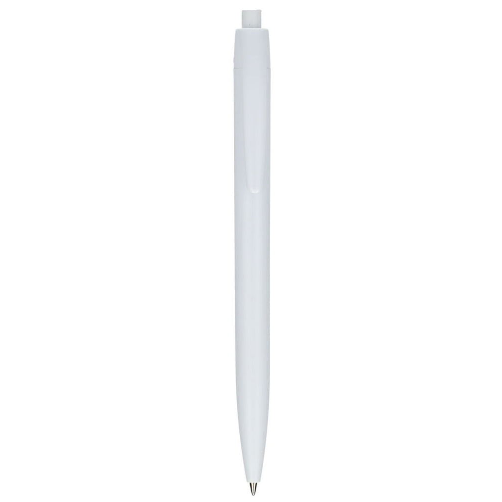 Bullet White Recycled ABS Plastic Gel Pen