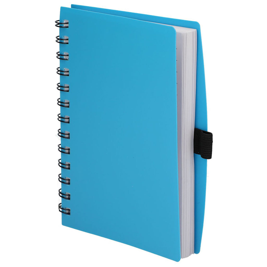 Bullet Translucent Blue FSC Recycled Coordinator Spiral Notebook