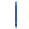 Bullet Blue Metallic Recycled Aluminum Soft Touch Gel Pen