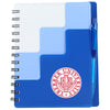 Bullet Blue Recycled Pace Spiral Notebook W/Pen