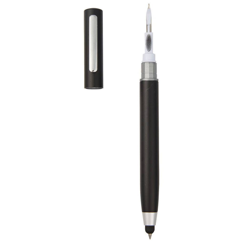 Bullet Black 3-in-1 Tech Cleaning Stylus Gel Pen