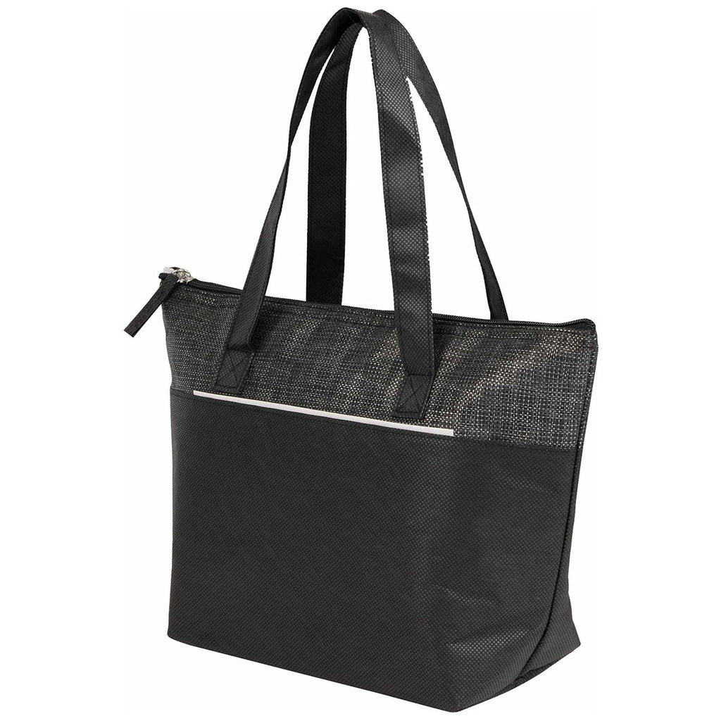 Bullet Black Mist Recycled 9-Can Non-Woven Tote Cooler